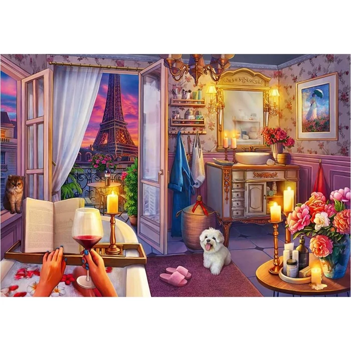 Ravensburger 16789 - Kellemes fürdő - 500 db-os puzzle