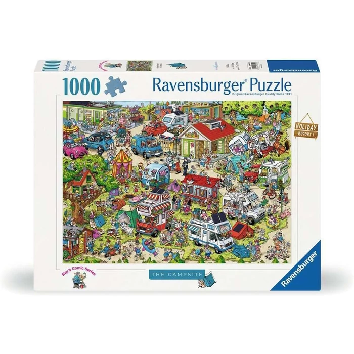Ravensburger 12000721 - Holiday Resort 1 - The Campsite - 1000 db-os puzzle