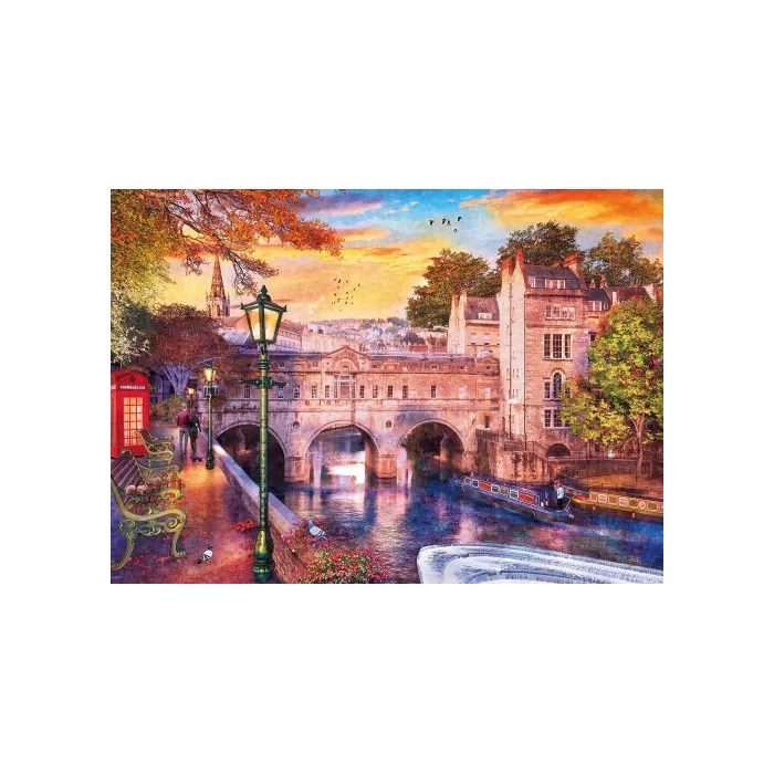 Ravensburger 1000-db-os puzzle - Romanitikus séta Bathban (16955)