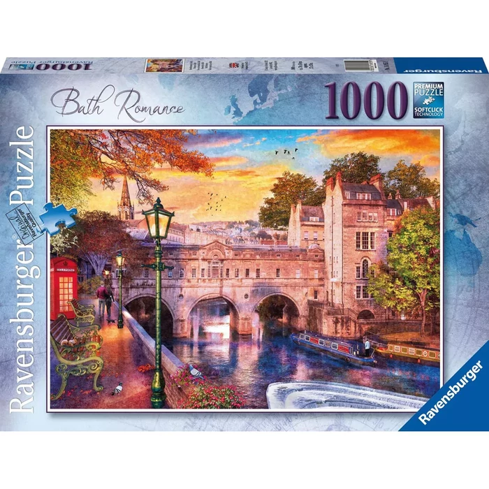 Ravensburger 1000-db-os puzzle - Romanitikus séta Bathban (16955)