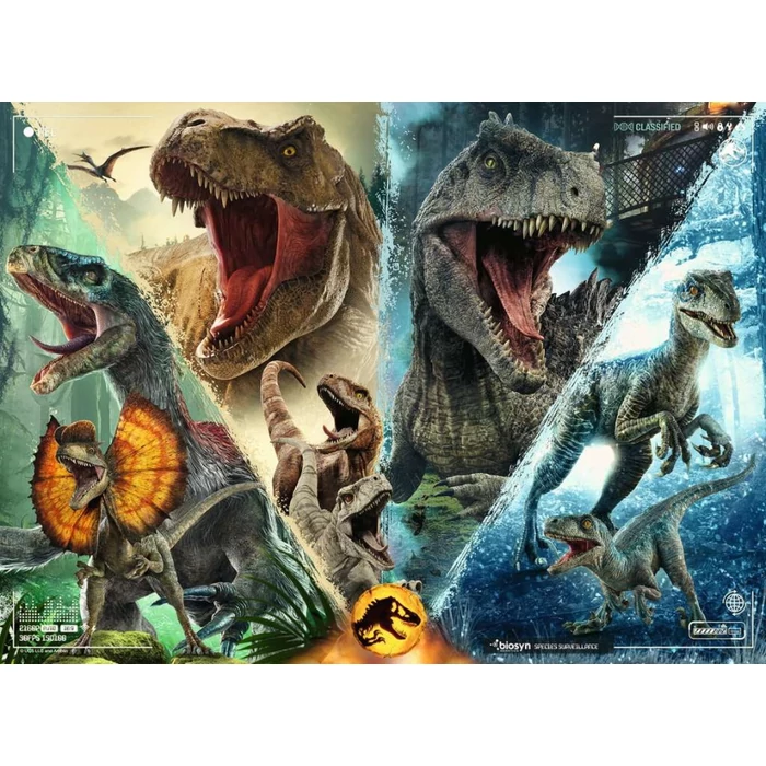 Ravensburger 13341 - Jurassic World Dominion - 100 db-os XXL puzzle