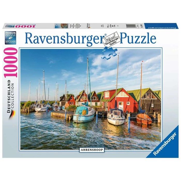 Ravensburger 17092 - Ahrenshoop romantikus kikötői világa - 1000 db-os puzzle