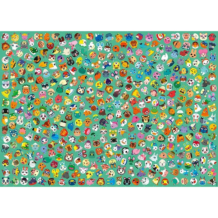 Ravensburger 17454 - Challenge - Animal Crossing - 1000 db-os puzzle