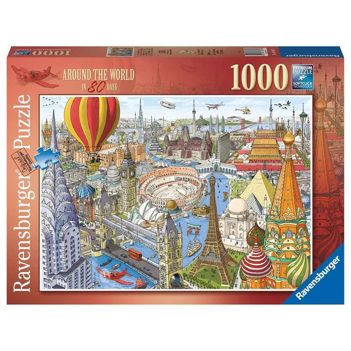 Ravensburger 16961 - Around the World in 80 days - 1000 db-os puzzle