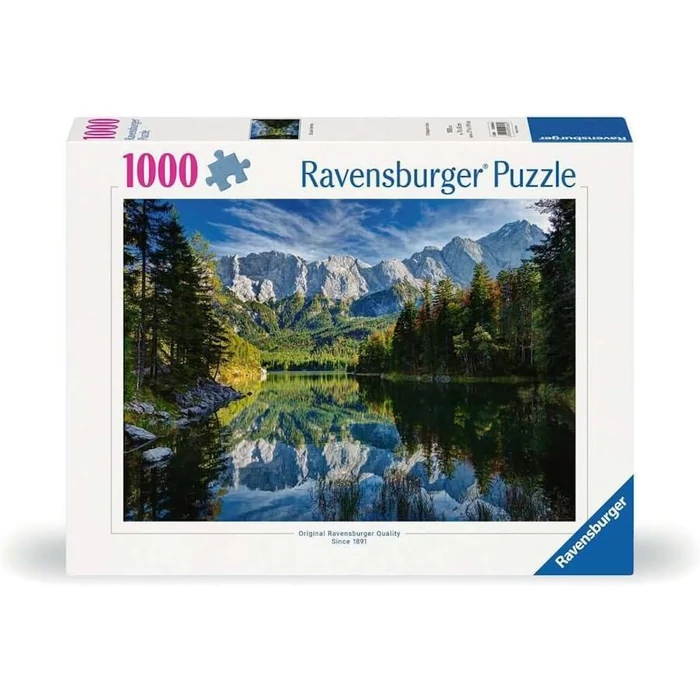 Ravensburger 12000653 - Az Eibsee tó és a Zugspitze, Wettersteingebirge - 1000 db-os puzzle