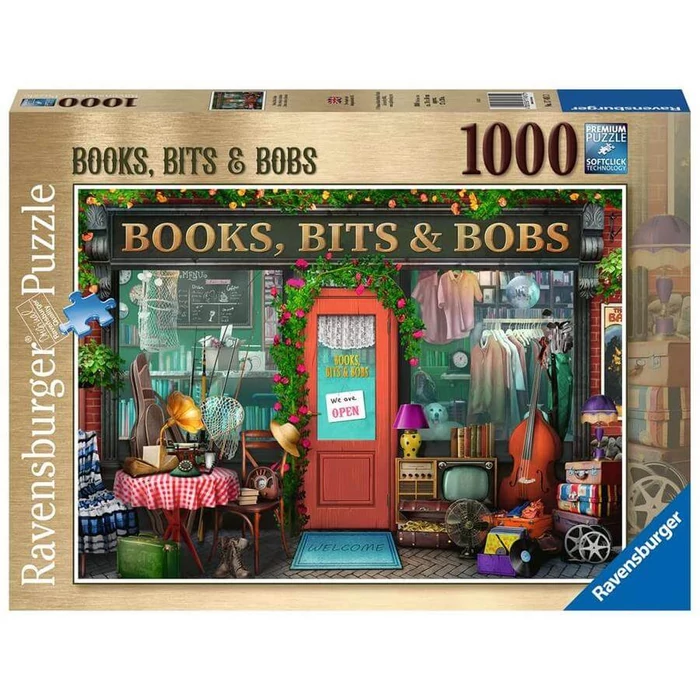 Ravensburger 17481 - Books, Bits and Bobs - 1000 db-os puzzle