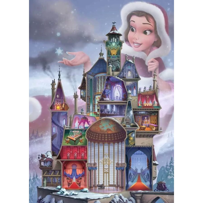 Ravensburger 12000262 - Disney Castle Collection - Szépség és a Szörnyeteg - 1000 db-os puzzle