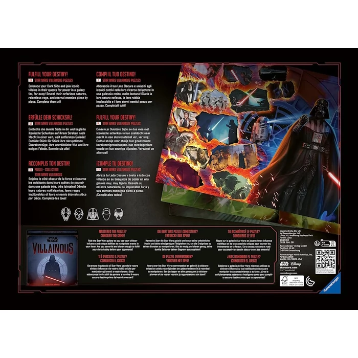 Ravensburger 17341 - Disney gonoszai - Asajj Ventress - 1000 db-os puzzle