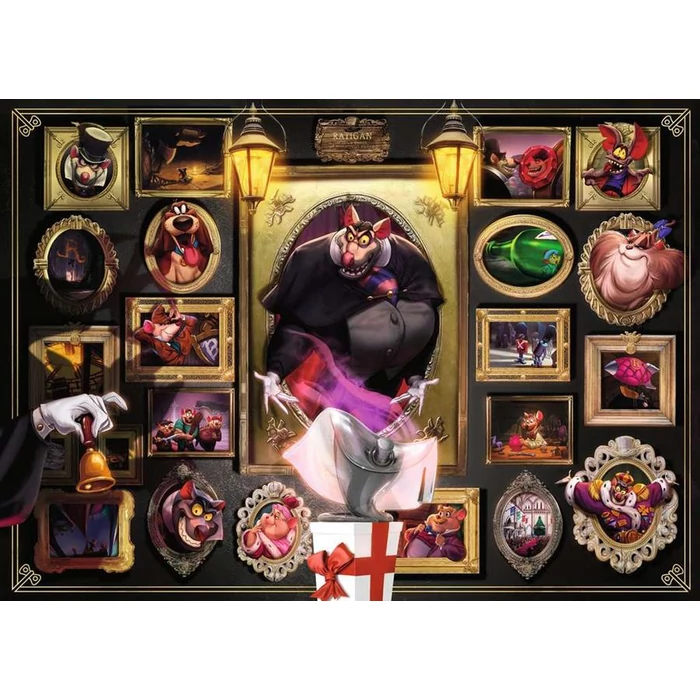 Ravensburger 16521 Disney gonoszai - Ratigan professzor - 1000 db-os puzzle