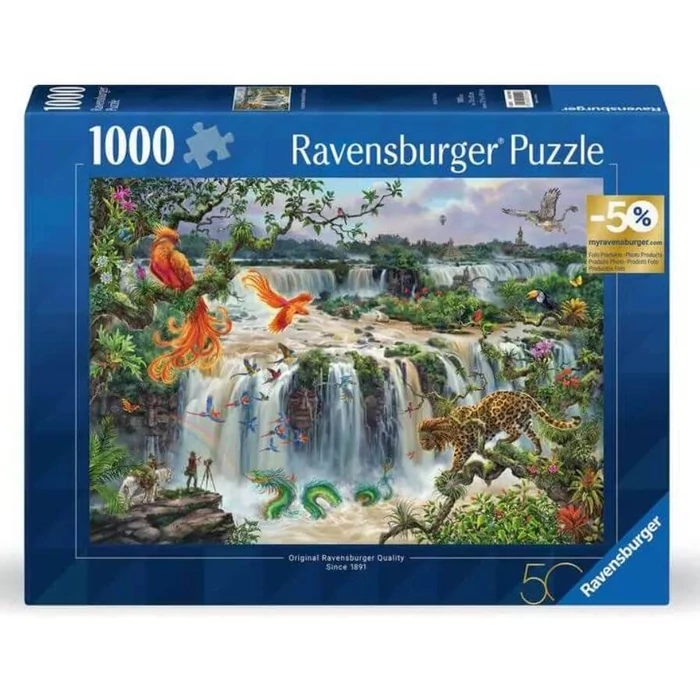 Ravensburger 12001090 - Fantasztikus vízesés Iguazuban - 1000 db-os puzzle