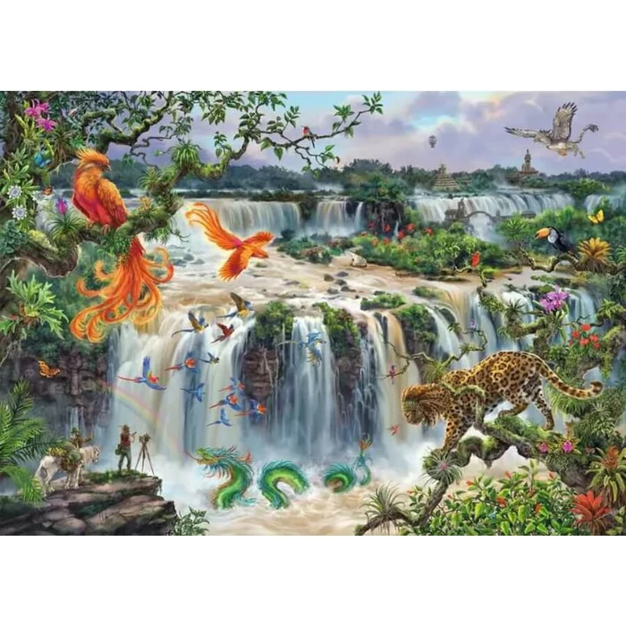 Ravensburger 12001090 - Fantasztikus vízesés Iguazuban - 1000 db-os puzzle