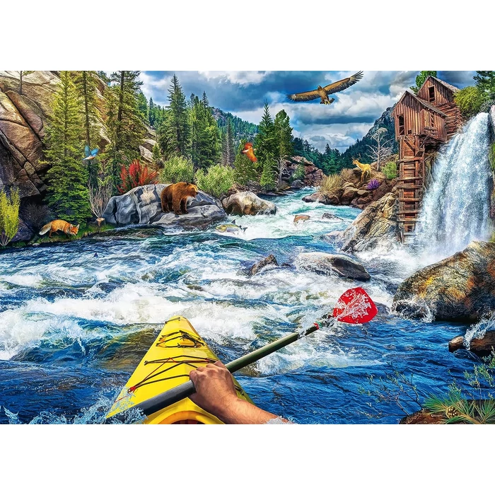 Ravensburger 16572 - Fehér vizi kajakozás - 1000 db-os puzzle
