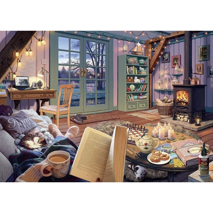 Ravensburger 1000 db-os puzzle - Hangulatos kisház (15175)