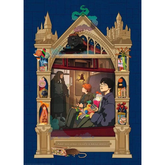 Ravensburger 12000500 - Harry Potter - Út a Roxfort felé - 1000 db-os puzzle