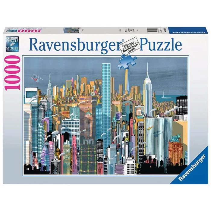 Ravensburger 17594 - I am New York - 1000 db-os puzzle - Puzzle 1000 db