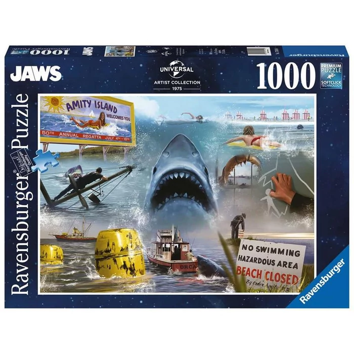 Ravensburger 17450 - Universal Artist Collection - Jaws - 1000 db-os puzzle