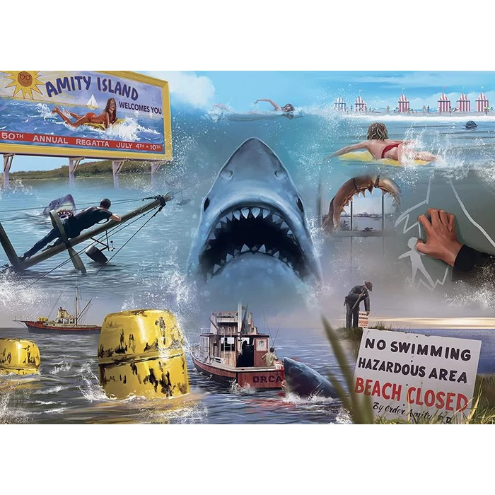 Ravensburger 17450 - Universal Artist Collection - Jaws - 1000 db-os puzzle
