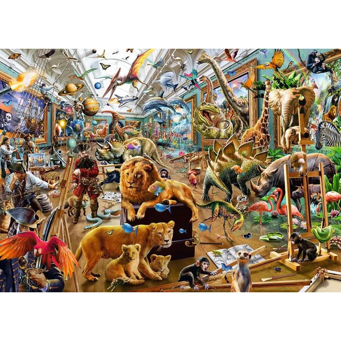 Ravensburger 16996 - Káosz a galériában - 1000 db-os puzzle 