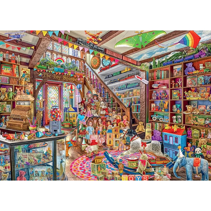 Ravensburger 1000 db-os puzzle - Képzeletbeli játékbolt (13983)