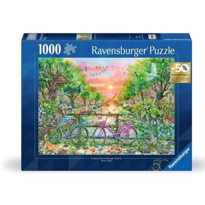 Ravensburger 12001089 - Kerékpárok Amszterdamban - 1000 db-os puzzle