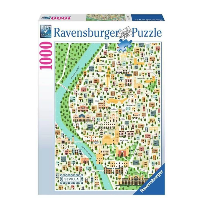 Ravensburger 17607 - Map of Seville - 1000 db-os puzzle