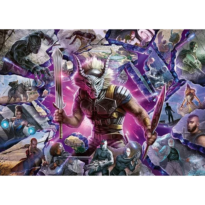 Ravensburger 16906 - Marvel gonoszai - Killmonger - 1000 db-os puzzle