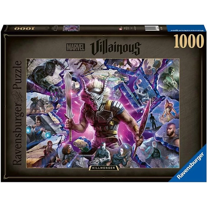 Ravensburger 16906 - Marvel gonoszai - Killmonger - 1000 db-os puzzle