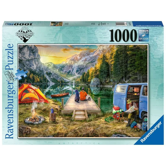 Ravensburger 16177 - Nyugodt kemping - 1000 db-os puzzle