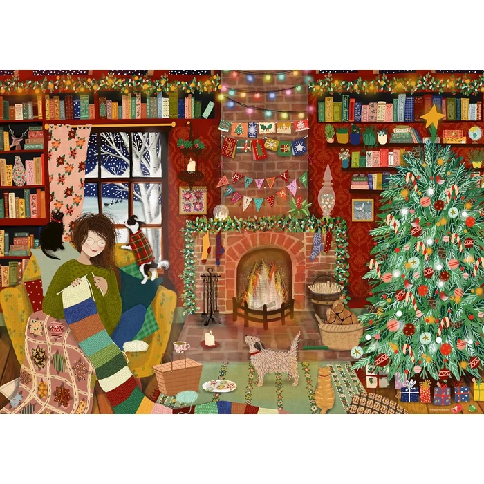 Ravensburger 12001465 - Otthon karácsonyra - 1000 db-os puzzle