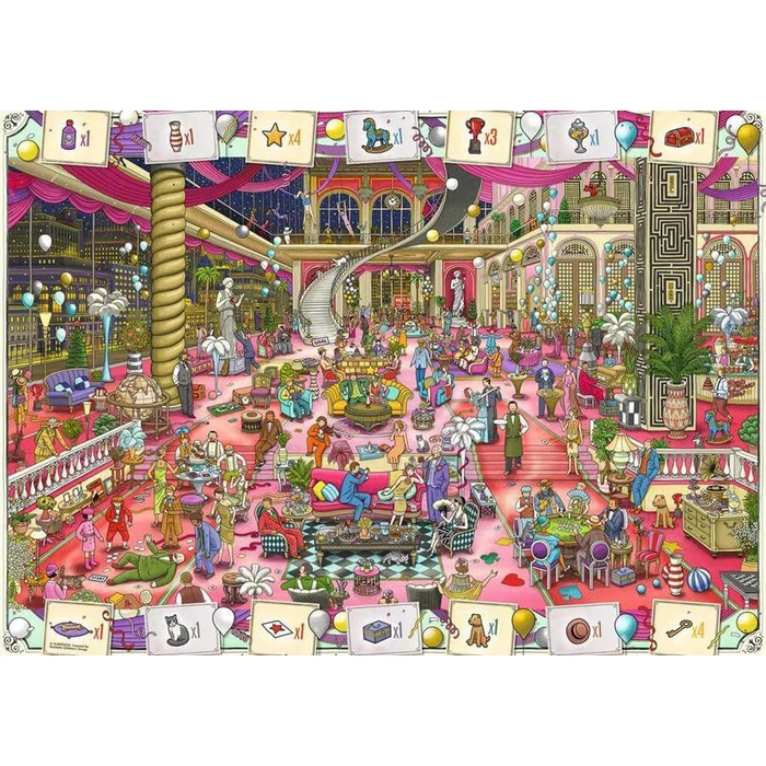 Ravensburger 12001086 - Pierre, a labirintusnyomozó - 1000 db-os puzzle