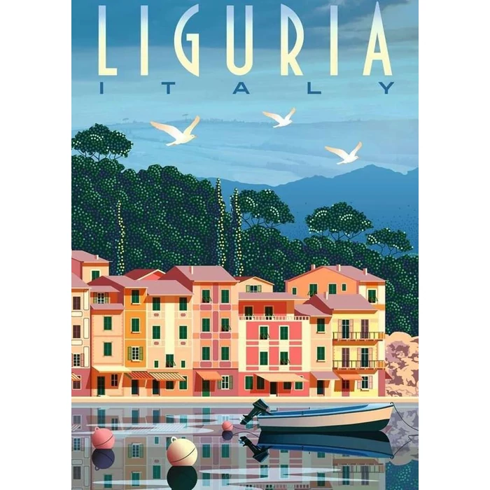 Ravensburger 17614 - Postcard from Liguria - 1000 db-os puzzle