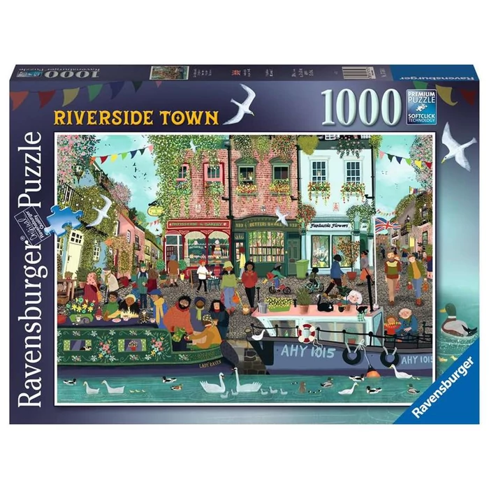 Ravensburger 17554 - Riverside Town - 1000 db-os puzzle