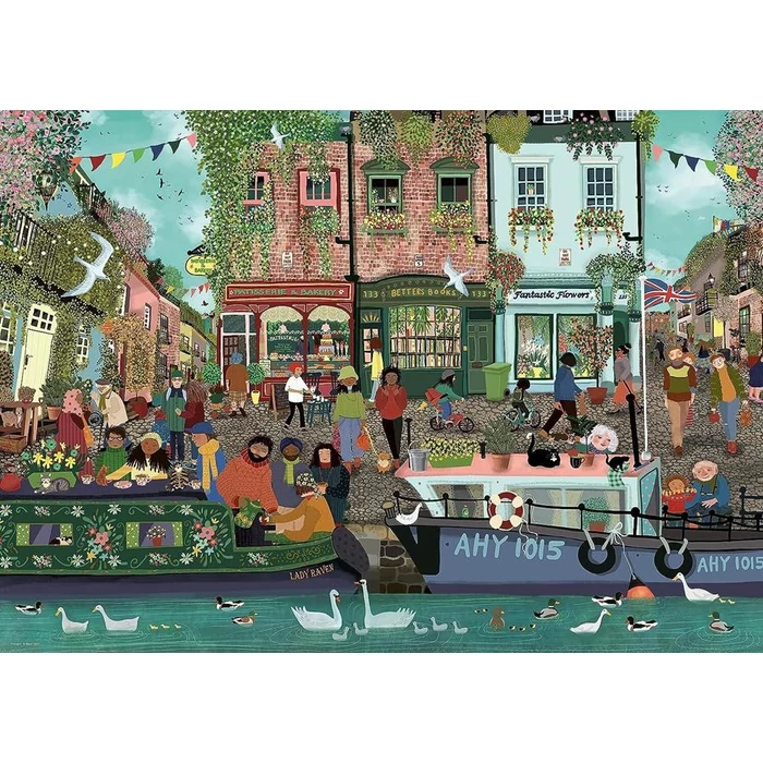 Ravensburger 17554 - Riverside Town - 1000 db-os puzzle