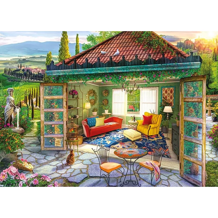 Ravensburger 16947 - Toszkán oázis - 1000 db-os puzzle