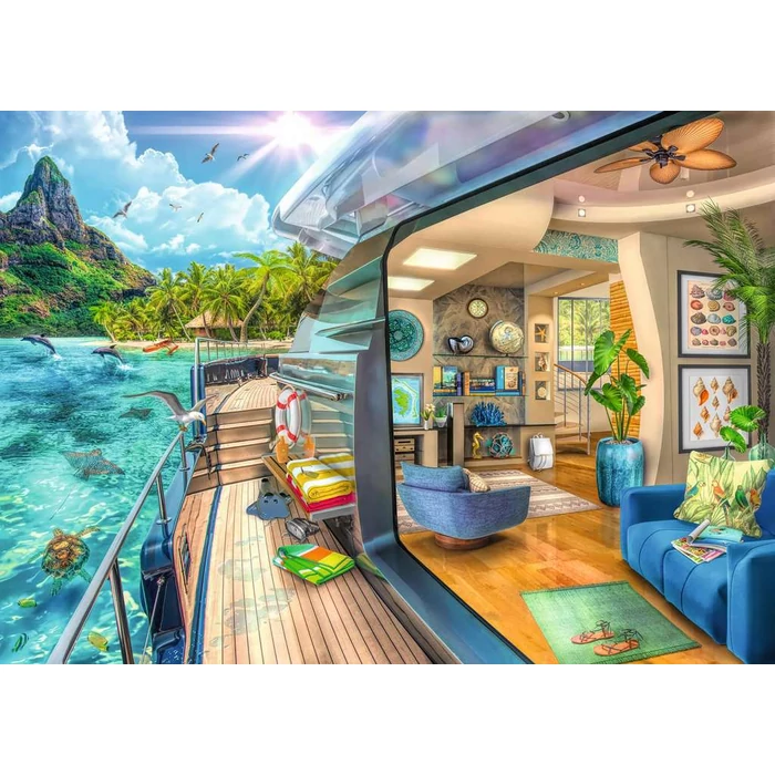 Ravensburger 1000 db-os puzzle - Trópusi sziget járat (16948)