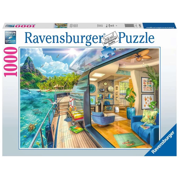 Ravensburger 1000 db-os puzzle - Trópusi sziget járat (16948)