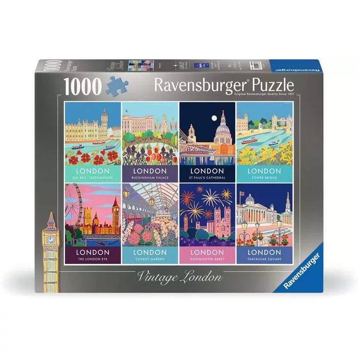 Ravensburger 12000168 - Vintage London - 1000 db-os puzzle - Puzzle 1000 db