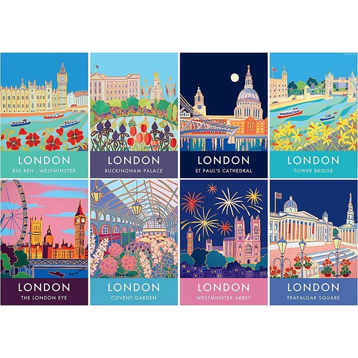 Ravensburger 16960 - Vintage London - 1000 db-os puzzle