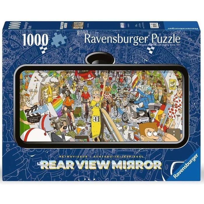 Ravensburger 12001163 - Visszapillantó tükör - Kerékpározás - 1000 db-os puzzle