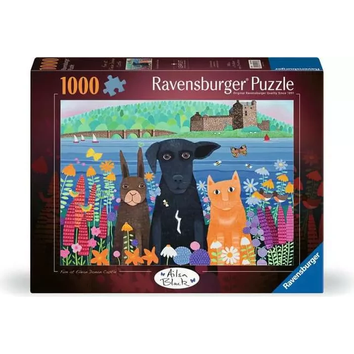 Ravensburger 12001575 - Móka az Eilean Donan kastélyban - 1000 db-os puzzle