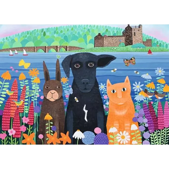 Ravensburger 12001575 - Móka az Eilean Donan kastélyban - 1000 db-os puzzle