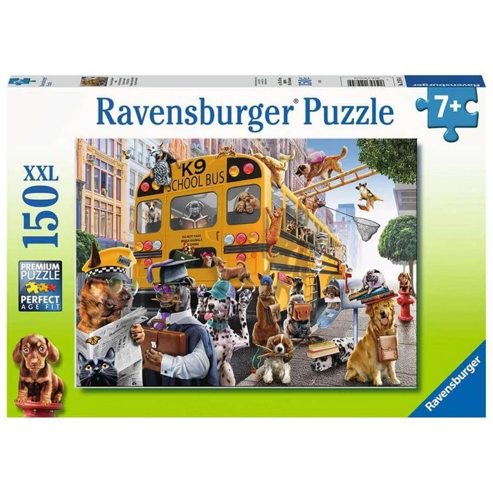 Ravensburger 12974 - Állati iskola - 150 db-os XXL puzzle