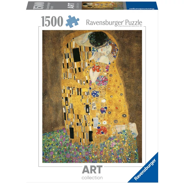 Ravensburger 12000080 - Art puzzle - Klimt - A csók - 1500 db-os puzzle