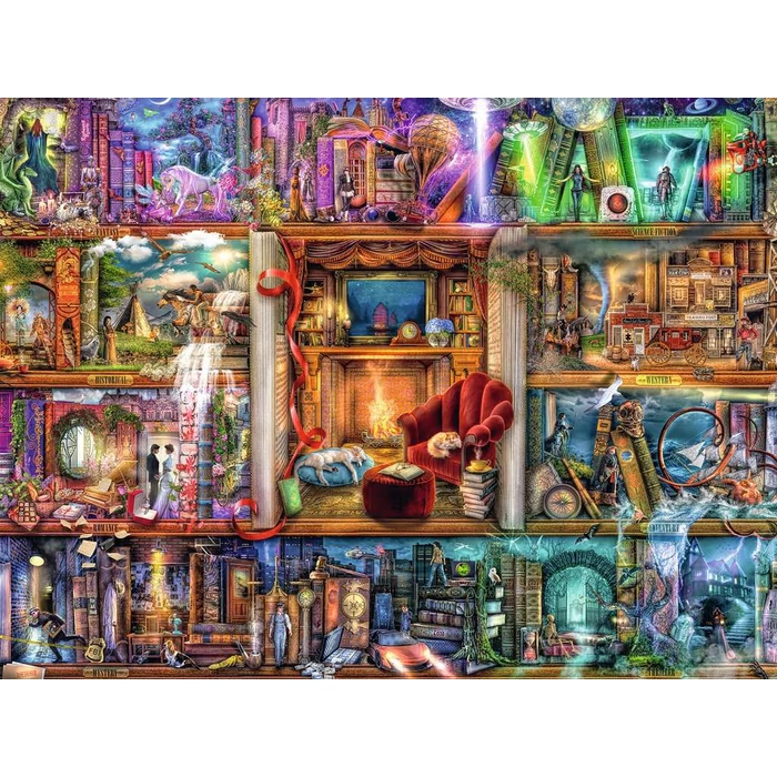Ravensburger 1500 db-os puzzle - A nagy könyvtár (17158) 