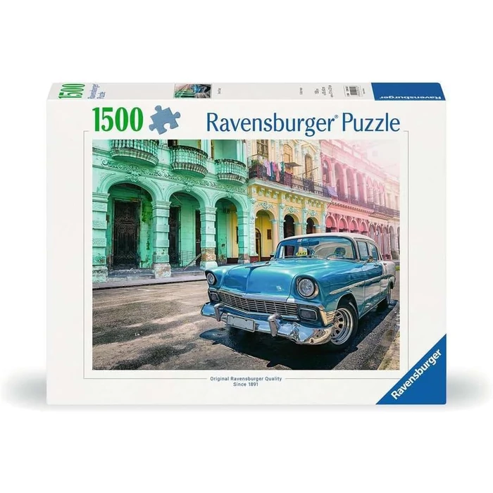 Ravensburger 12000722 - Autó Kubában - 1500 db-os puzzle