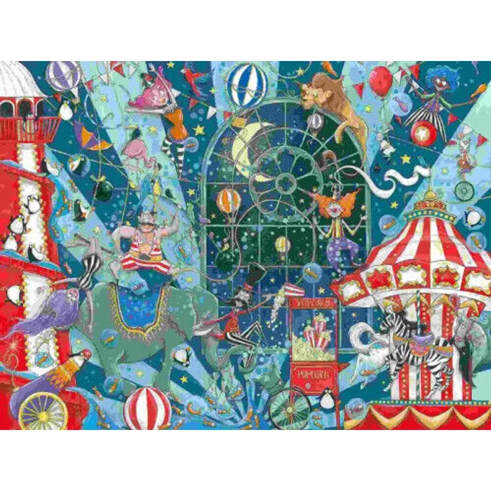 Ravensburger 1500 db-os  puzzle - Isten hozott a cirkuszban (12000797)