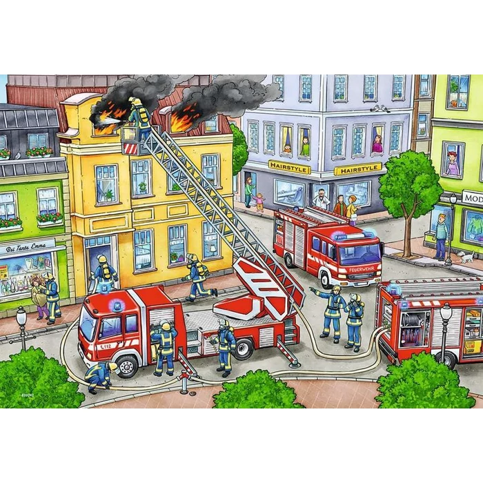 Ravensburger 07578 - Kék lámpások - 2 x 12 db-os puzzle