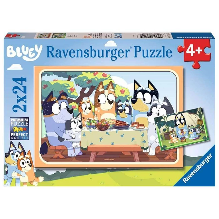 Ravensburger 05711 - Bluey - 2 x 24 db-os puzzle