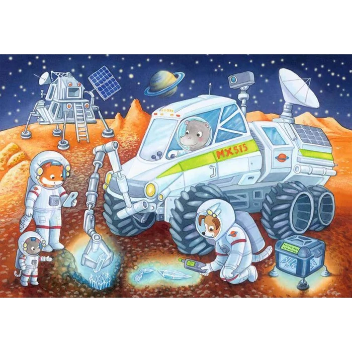 Ravensburger 05665 - Utazás az űrben - 2 x 24 db-os puzzle