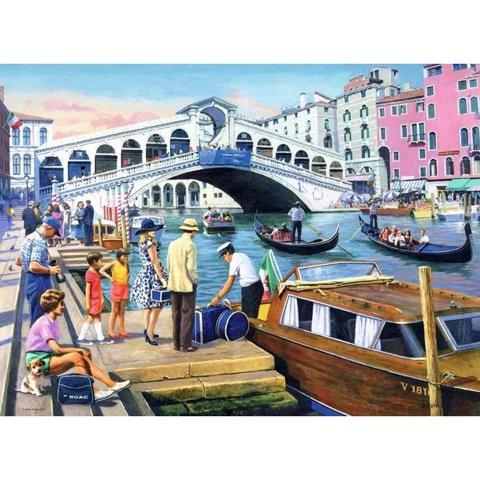 Ravensburger 12001272 - Holiday memories - Párizs és Velence - 2 x 500 db-os puzzle
